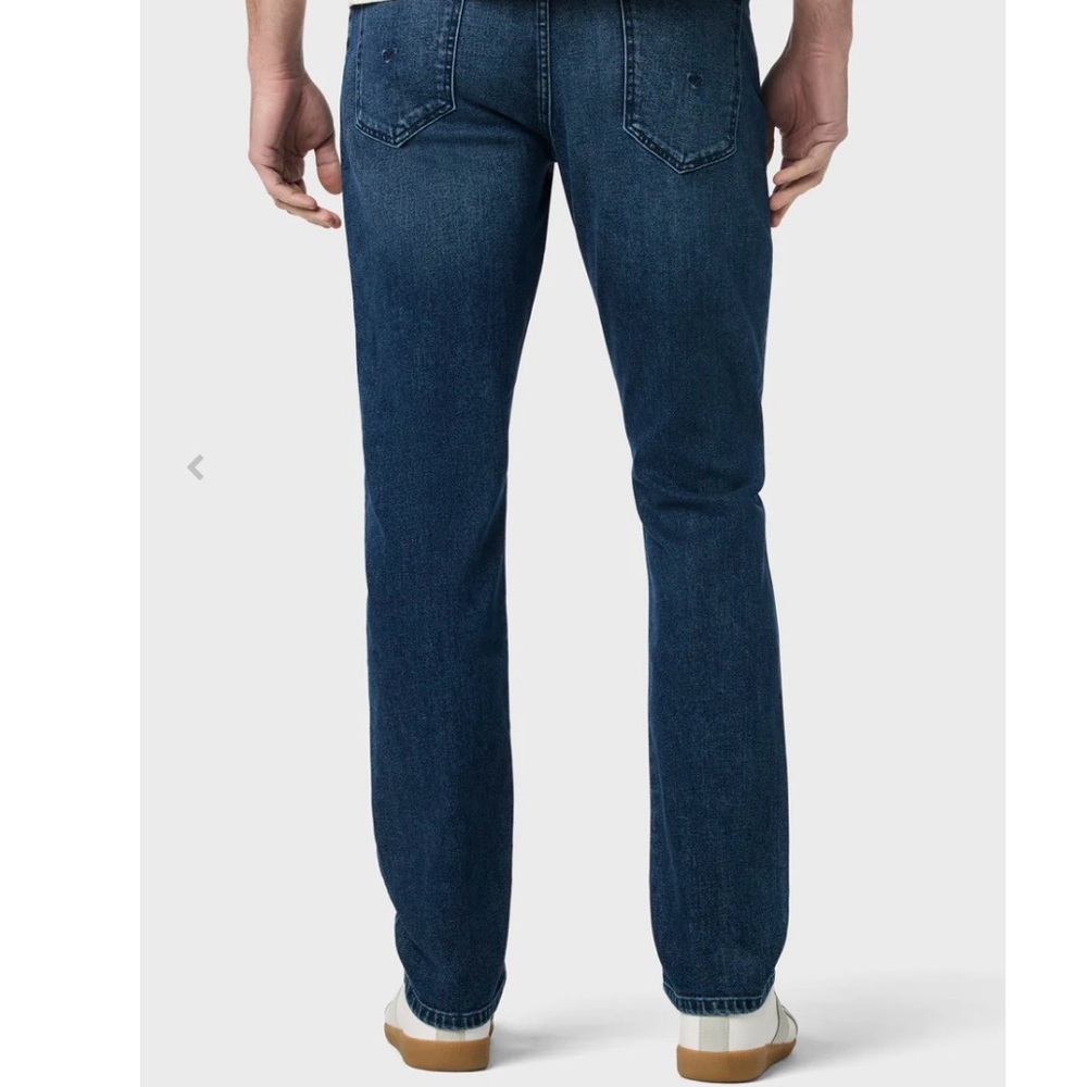 Hudson Blake Slim Straight Straight Olympic  Dark Blue Jeans Size 34 - Picture 3 of 8